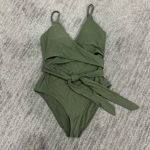 Aerie Wrap One Piece Swimsuit